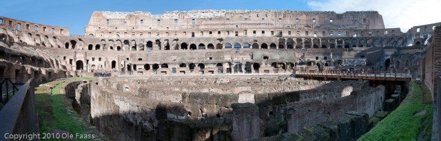 Panorama Colosseum in Rome
